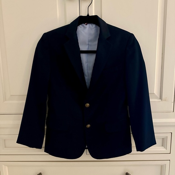 Boys Tommy Hilfiger Classic Navy Blazer size 10 - Picture 1 of 5